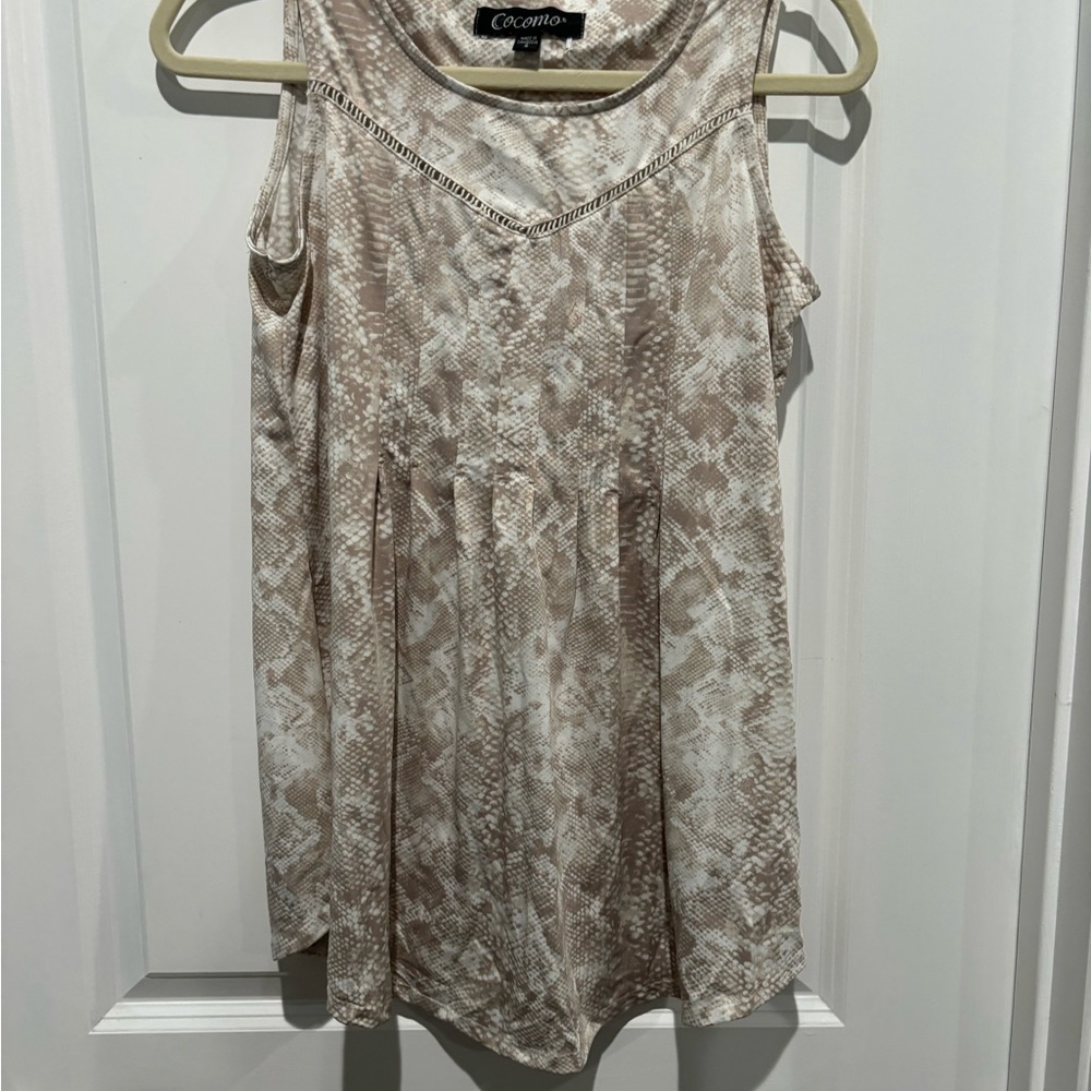 Cocomo Sleeveless Blouse, Sz S